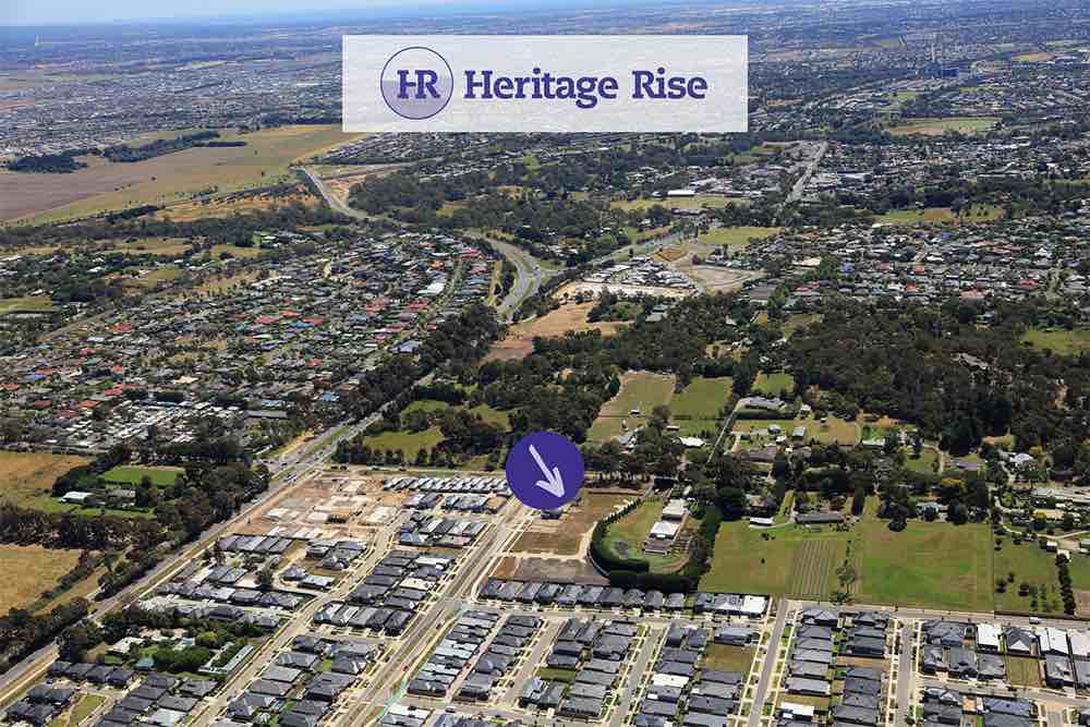 Heritage Rise Estate - Officer Aerial
